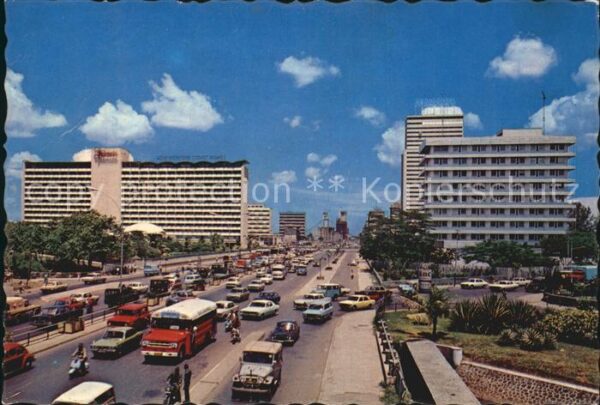 Jakarta Traffic at Thamrin Boulevard