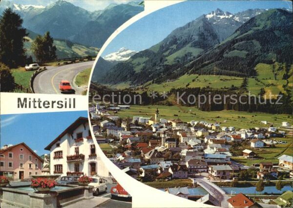 Mittersill Oberpinzgau Pass Thurnstrasse Hauptplatz Stadtblick