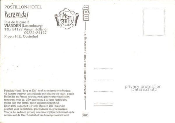 Vianden Postillon Hotel Bergendal Terrasse – Bild 2