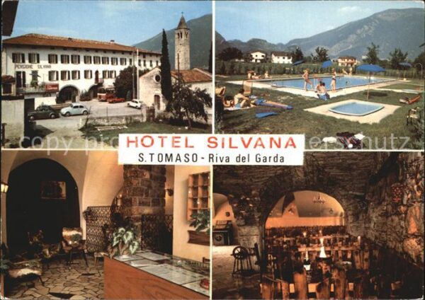 Riva del Garda Hotel Silvana Swimmingpool Rezeption Ga