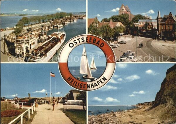 Heiligenhafen Ostseebad Schiffsanlegeplatz Dorfmotiv Promenade