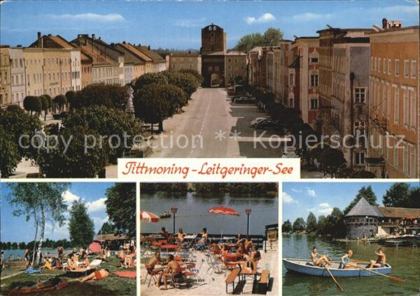 Tittmoning Salzach Strassenpartie Stadttor Leitgeringer Se
