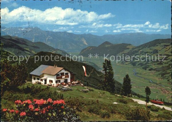 Zillertal Tirol Alpengasthof Kaltenbacher Skihütte mit