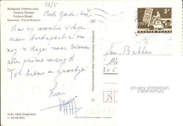 Budapest Fortuna Strasse – Bild 2
