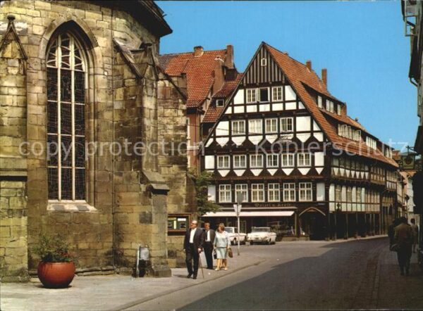 Hameln Weser Pferdemarkt mit Emmernstrasse