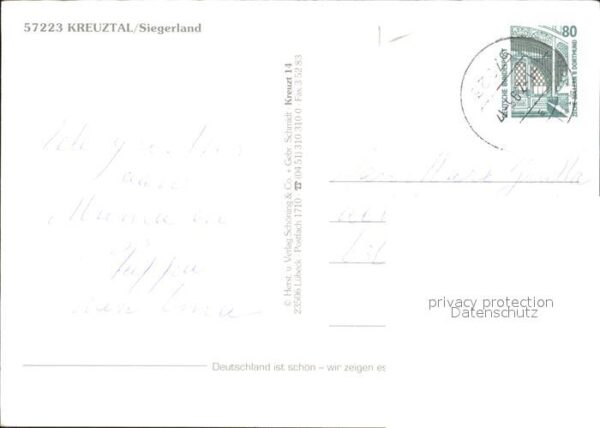 Kreuztal Westfalen Teilansichten Brunnen – Bild 2