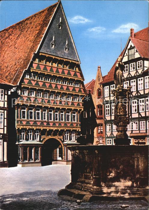 Hildesheim Knochenhauer Amtshaus Marktplatz Brunne