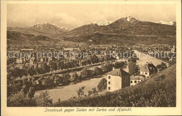 Innsbruck mit Serles und Habicht