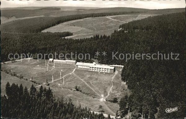St Andreasberg Harz Internat Haus Sonnenberg Fliegeraufnahm