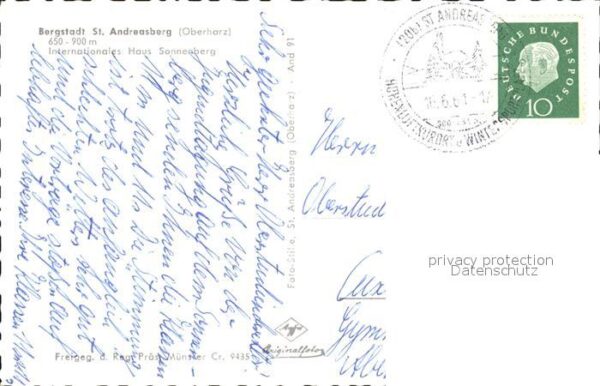St Andreasberg Harz Internat Haus Sonnenberg Fliegeraufnahm – Bild 2
