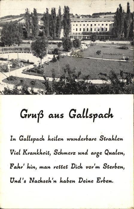 Gallspach Kurhaus Park