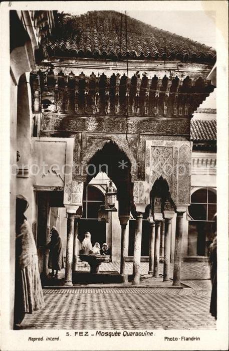 Fes Fez Maroc Mosquee Quarouine