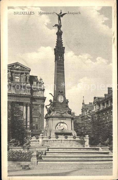 Bruxelles Bruessel Monument Anspach