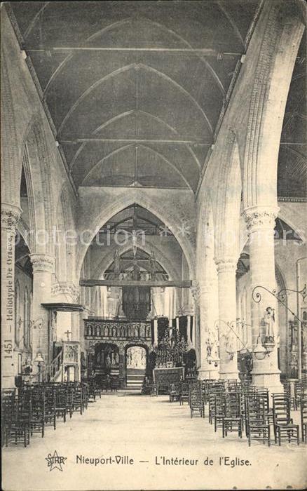 Nieuport-Ville Interieur de l'Eglise