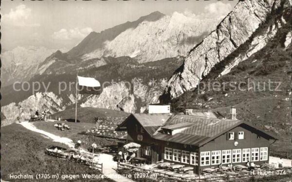 Garmisch-Partenkirchen Hochalm mit Wettersteinspitze