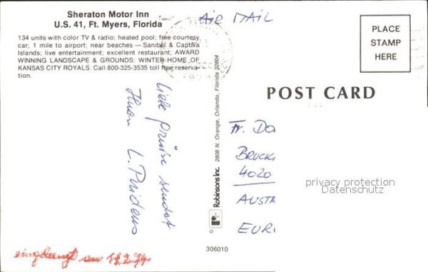 Florida US-State Sheraton Motor Inn – Bild 2