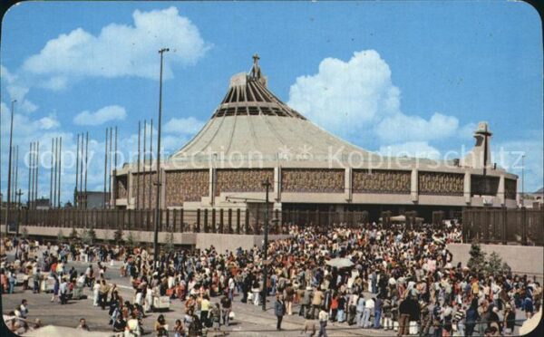Mexico City The exterior of the New Shrine of Guada