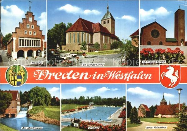 Vreden Rathaus St Georgs Kirche St Marien Kirc