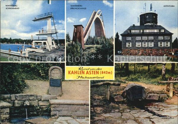Winterberg Hochsauerland Schwimmbad Sprungschanze Astenturm Ruhr