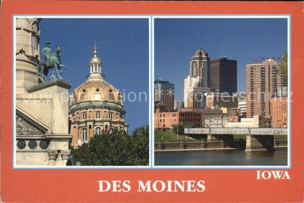 Des Moines Iowa Motiv Teilansicht