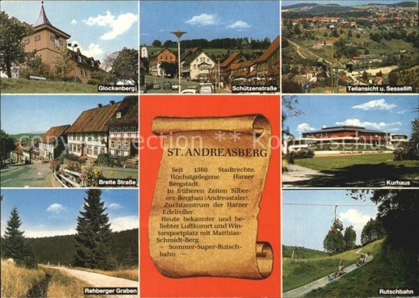 St Andreasberg Harz Glockenberg Schützenstr Teilansicht Bre
