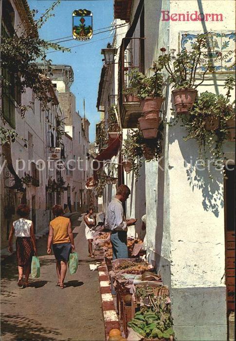 Benidorm Calle tipica