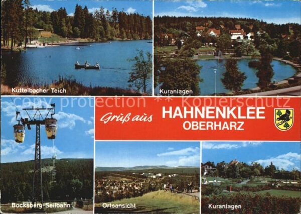 Hahnenklee-Bockswiese Harz Kuttelbacher Teich Kuranlagen Bocksberg