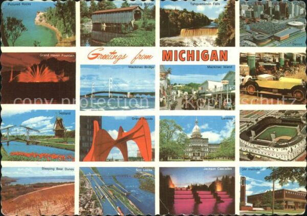 Michigan Pictured Rocks Fallasburg Bridge Tahqua