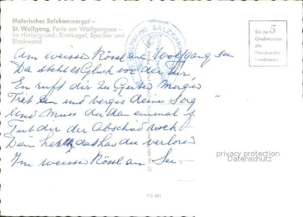 St Wolfgang Wolfgangsee mit Rinnkogel Sparber und Bleckwand – Bild 2