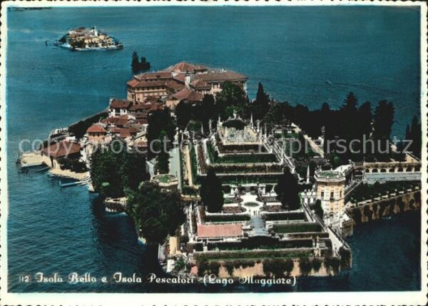 Isola Bella Lago Maggiore Isola Pescatori Lago Maggiore Vista aer