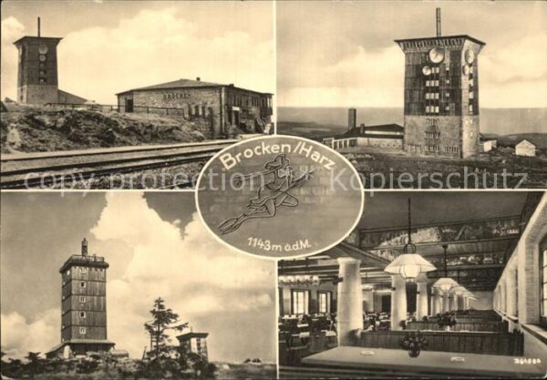 Brocken Harz Wetterwarte Brockenhaus Gastraum