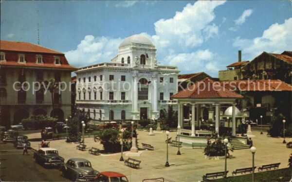 Panama City Panama Post Telefon Gebäude Freiheitsplatz