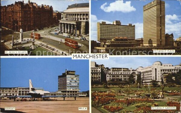 Manchester Airport Peter Square Piccadilly Plaza G