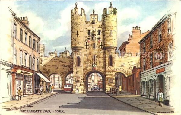 York United Kingdom Micklegate Bar