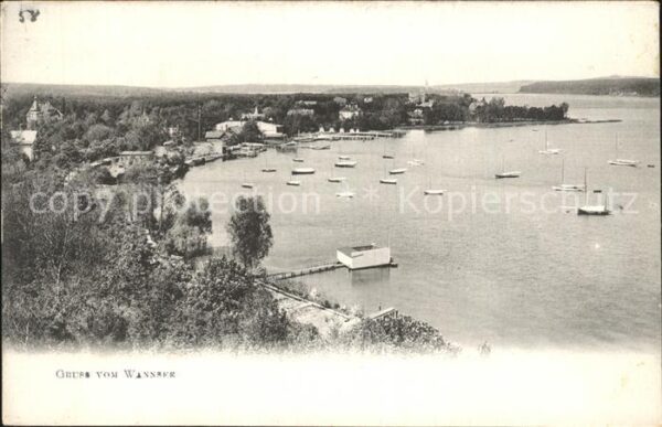 Wannsee Segelboot Ortsansicht