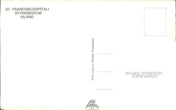 Island Iceland Stykkisholmi Sankt Franciskus Spital – Bild 2