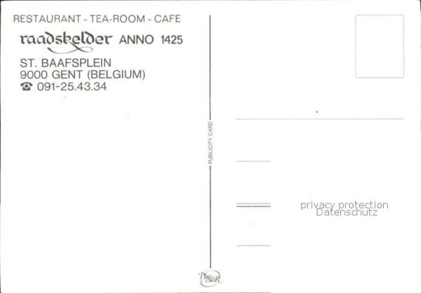 Gent Gand Flandre Raadskelder Restaurant – Bild 2