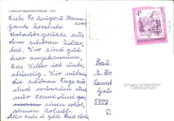 Mayrhofen Zillertal Luftkurort Kirche – Bild 2
