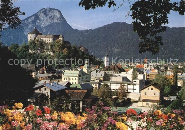 Kufstein Tirol Blick auf Festung und Pending