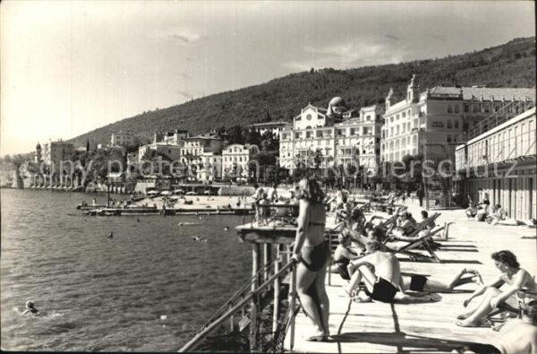 Opatija Abbazia Strandpromenade