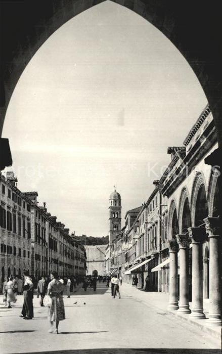 Dubrovnik Ragusa Hauptstraße