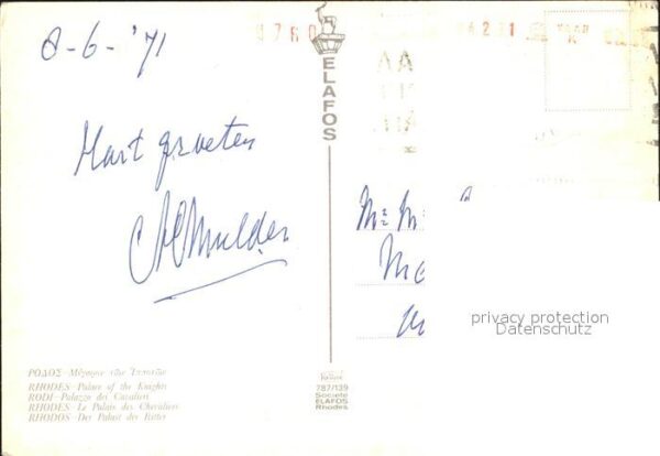 Rhodos Rhodes Aegaeis Palast der Ritter – Bild 2