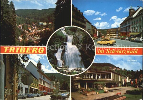 Triberg Schwarzwald Deutschlands höchste Wasserfälle