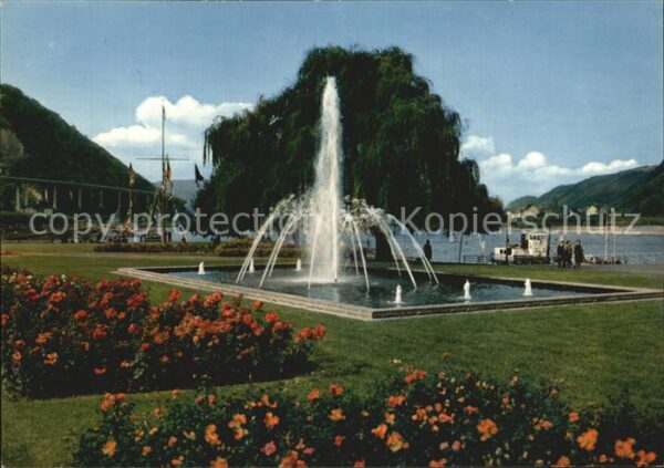 Andernach Rheinanlagen Springbrunnen
