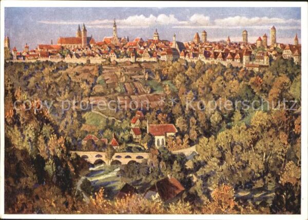 Rothenburg Tauber Stadtansicht