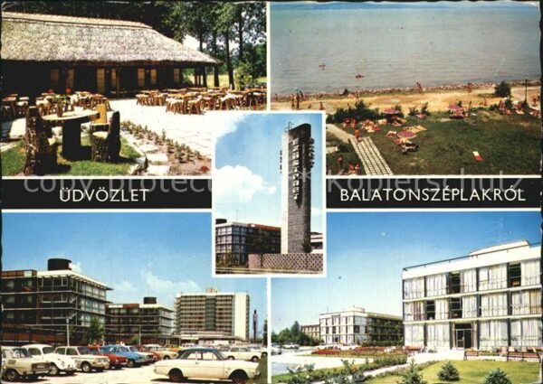 Balatonszeplak Gaststätte Strand Stadtansicht