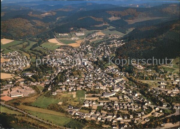 Fredeburg Schmallenberg Fliegeraufnahme