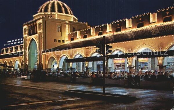 Rhodos Rhodes Aegaeis Markt Nachtaufnahme