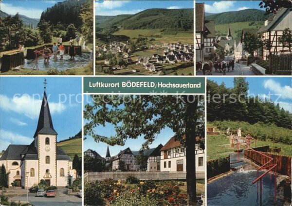 Boedefeld Luftkurort Hochsauerland Kirche Ortsans