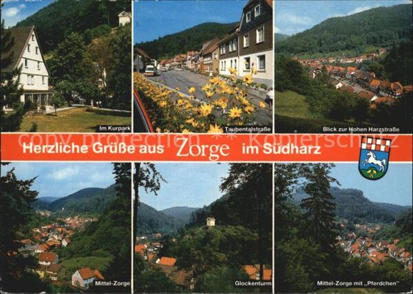 Zorge Harz Kurpark Taubentalstraße Mittelzorg